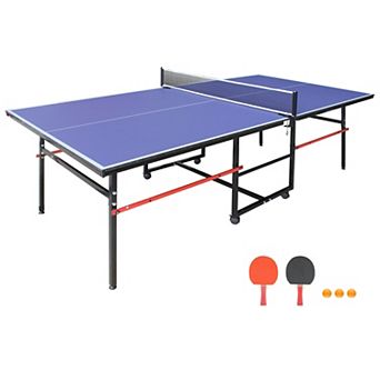 96x48x30 Inch Mid Size Foldable Ping Pong Table Set For Indoor Games