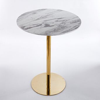 31.5 Inch Folding Tulip Bar Table Mid Century Modern Pedestal Base