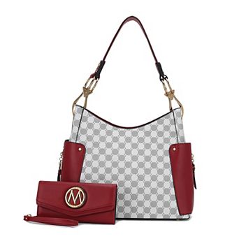 MKF Collection Penelope Circular Print Shoulder Bag & Matching Wallet