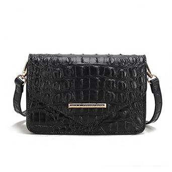 MKF Collection Vanta Croc-Embossed Saddle Bag