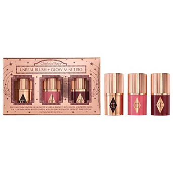 CHARLOTTE TILBURY Mini Unreal Blush + Glow Trio