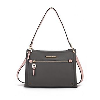 MKF Collection Aliyah Shoulder Bag With Zip Closure