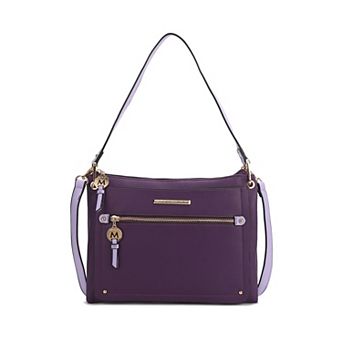 MKF Collection Aliyah Shoulder Bag With Zip Closure