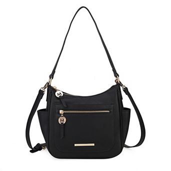 MKF Collection Wally Shoulder Crossbody Bag with Zip Closure