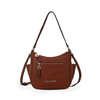 MKF Collection Wally Shoulder Crossbody Bag with Zip Closure