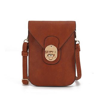 MKF Collection Kianna Crossbody Bag With Lock Closure