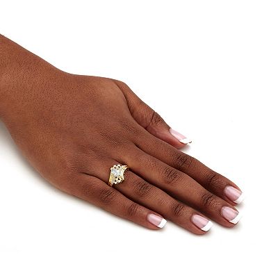 1.03 TCW Marquise-Cut Cubic Zirconia Ring in Gold-Plated