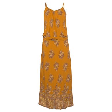 Lascana Women's Paisley Print Maxi Dress