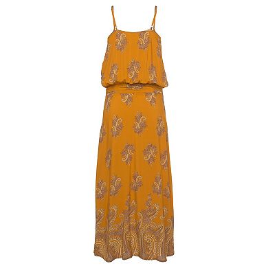 Lascana Women's Paisley Print Maxi Dress