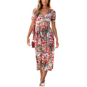 Lascana Women's V-Neck Dress