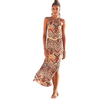 Lascana Women's Print Maxi Dress