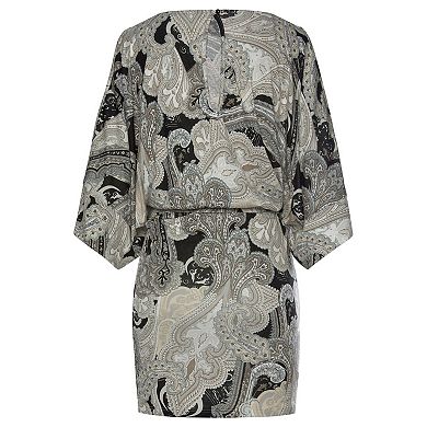 Lascana Women's Patterned Cold Shoulder Dress