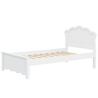 Merax Wood Platform Bed with Headboard