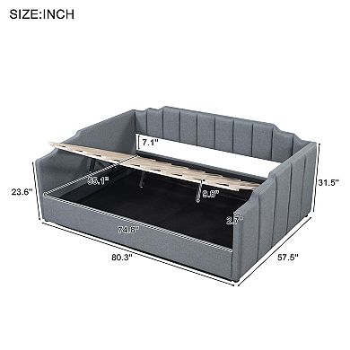 Merax Upholstered Daybed with Underneath Storage