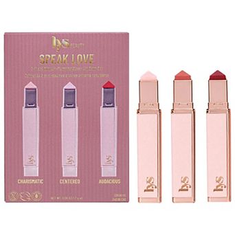 LYS BEAUTY Mini Speak Love 3 pc Lip-Plumping Glossy Lip Balm Set