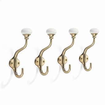 Coat Hooks 5 Pack Decorative Wall Hooks for Bathroom Bedroom