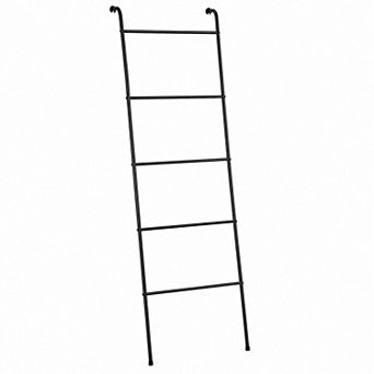 Blanket Ladder Decorative Towel Rack Metal Drying Stand for Bathroom Living Room Bedroom