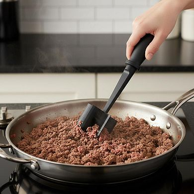 5 Blade Ground Beef Masher Heat Resistant Nylon Non Scratch Kitchen Tool