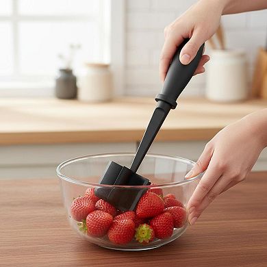 5 Blade Ground Beef Masher Heat Resistant Nylon Non Scratch Kitchen Tool