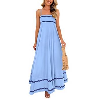 Women Spaghetti Strap Maxi Dress
