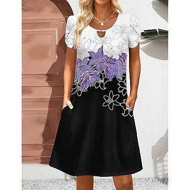 Flowy Mini Pocket Dress