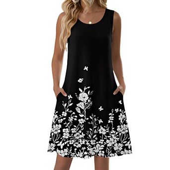 Women's Floral T-Shirt Dress