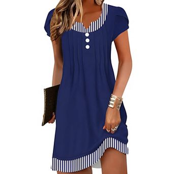 Short Sleeve Beach Dress