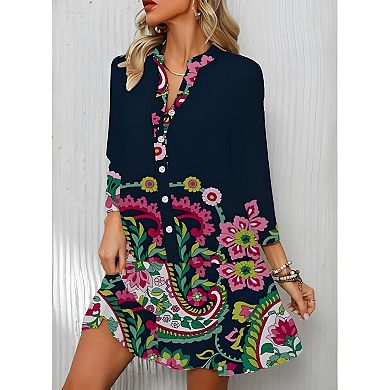 Women's Boho Mini Dress