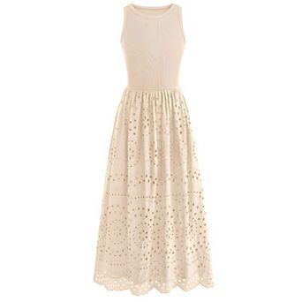 Lace A-Line Summer Dress