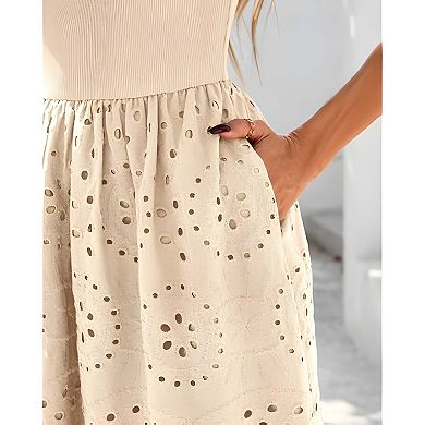 Lace A-Line Summer Dress