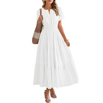 Boho Elastic Waist Dress