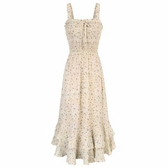 Beach Boho Floral Maxi Dress