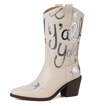 Women's Pointed Toe Cowgirl Boots