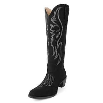 Stylish Pull On Western Boots