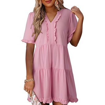 Women Summer Casual Mini Dress