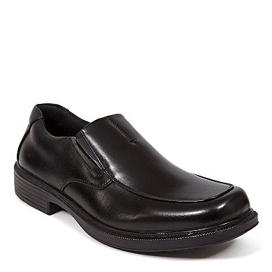 Men's Black Shiny Loafers