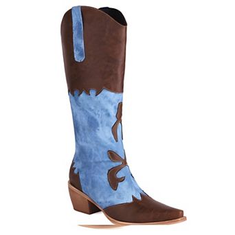 Women's Patchwork Western Boots