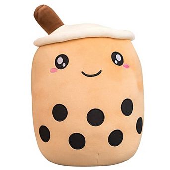 Cute Boba Plush Bubble Tea Milk Cup Pillow Soft Hugging Toy 9.4 Inch