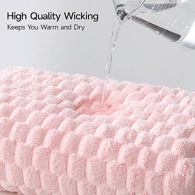 Microfiber Bath Towels Extra Large Waffle Super Absorbent Quick Dry Lint Free Ultra Soft