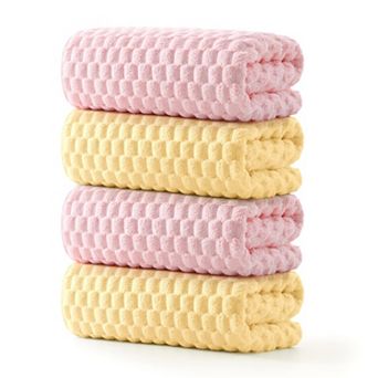 Microfiber Bath Towels Extra Large Waffle Super Absorbent Quick Dry Lint Free Ultra Soft