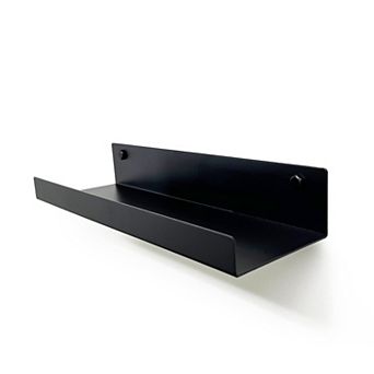 Floating Display Shelf Wall Mounted Modern Industrial Metal Ledge