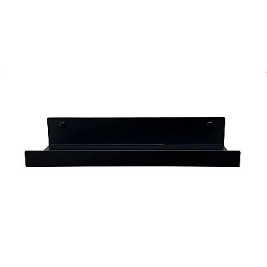 Floating Display Shelf Wall Mounted Modern Industrial Metal Ledge