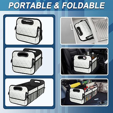 Trunk Organizer 50L Waterproof 6 Pockets Car SUV Truck Storage