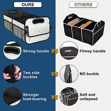 Trunk Organizer 50L Waterproof 6 Pockets Car SUV Truck Storage