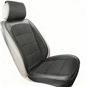 3D Air Mesh Car Seat Covers Breathable Leather Front Protectors Storage Pocket Non-slip