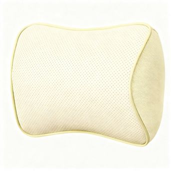 Car Neck Pillow Memory Foam Leather Headrest Support