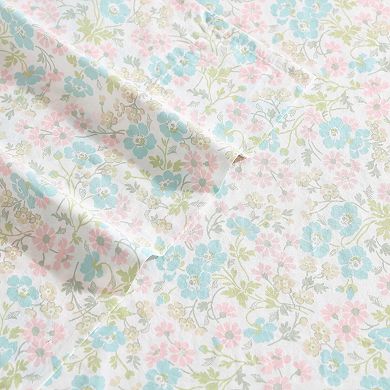 Sheet Set 100% Cotton Percale Deep Pocket 4 Pillowcases