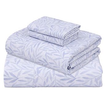Cotton Percale Sheets 3 pc Set 200 Thread Count 16" Deep Pocket Breathable Lightweight Crisp