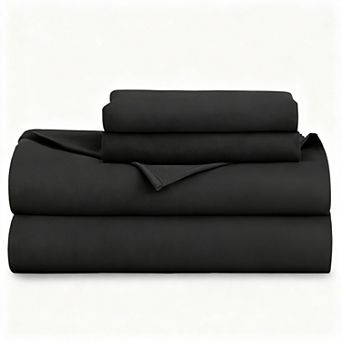 3 pc Rayon Sheets Set Breathable Silky Deep Pocket Hotel Bedding