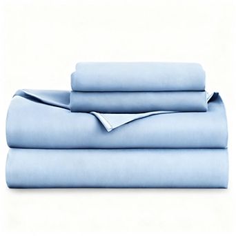3 pc Rayon Sheets Set Breathable Silky Deep Pocket Hotel Bedding